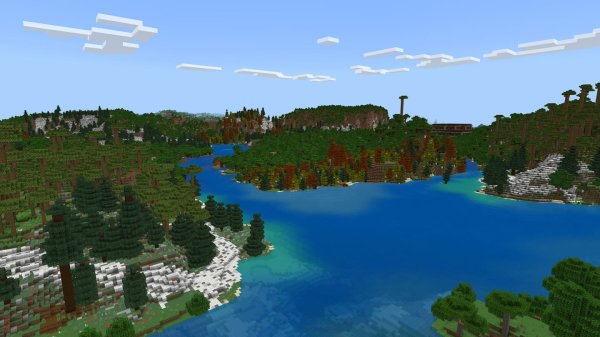 Biomes with the TerraEnhance Addon