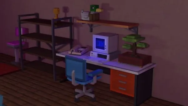 Workplace with a PC