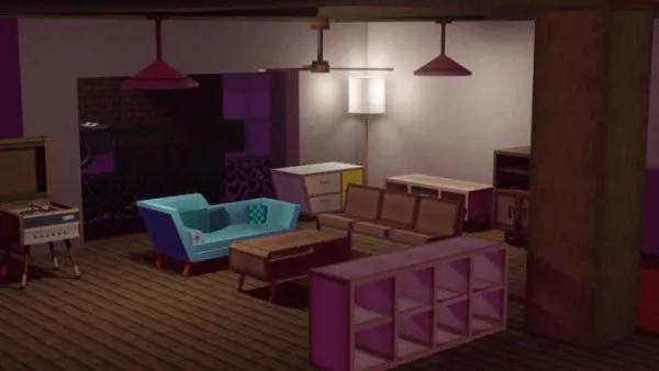 A room with couches