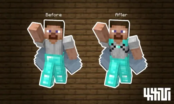 Elytra with the Iron Chestplate