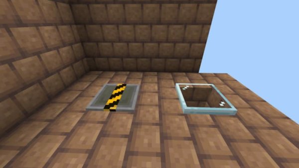 Factory and Glass trapdoors.