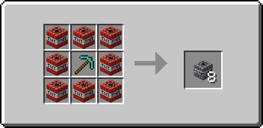 Mining TNT recipe