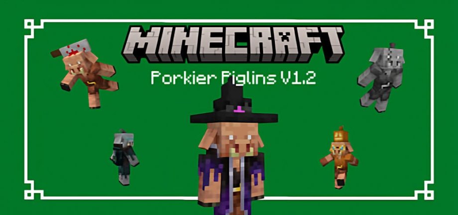 Thumbnail: Porkier Piglins v1.2 - The Haunted Hogs Update