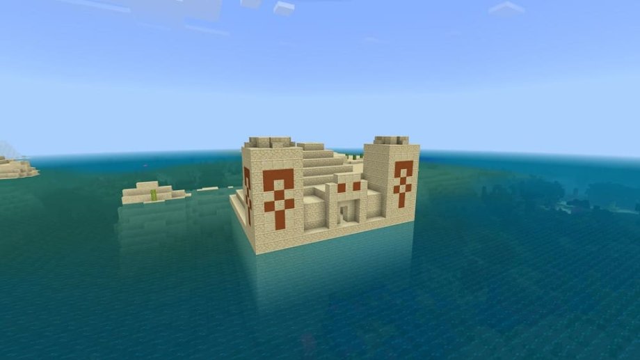 A Deserted Temple in the Ocean