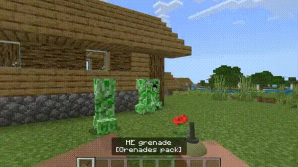 Using a HE grenade