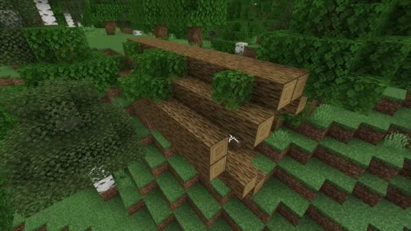 Giant Fallen Oak Log