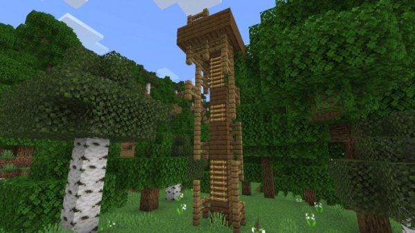 Wooden Spruce Watchtower
