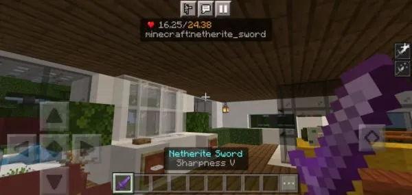 Total damage info for Netherite Sword
