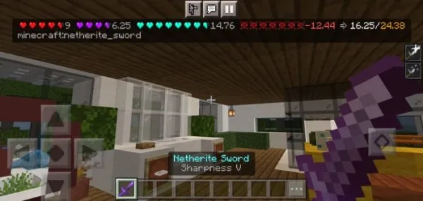 All damage info mode for Netherite Sword