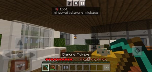 Durability info for Diamond Pickaxe