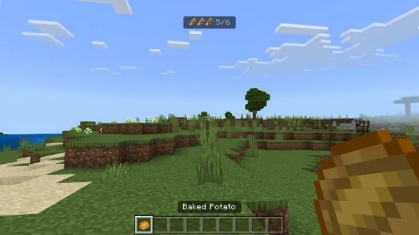 All hunger item info for Baked Potato