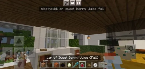 Jar of Sweet Berry namespace and ID info