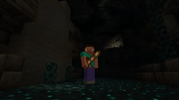 Glow Sword in hand