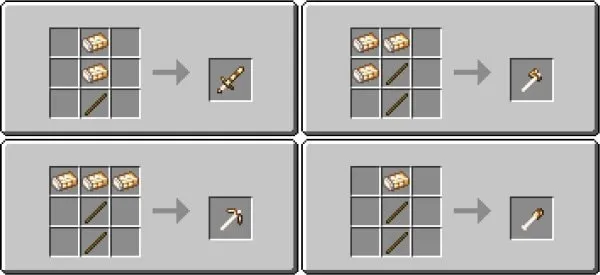 Glow Tools craft recipes