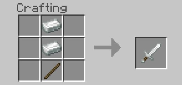 Craft Recipe for Silver Sword