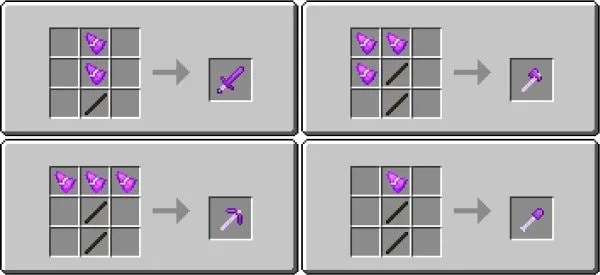 Mystic Tools craft recipes