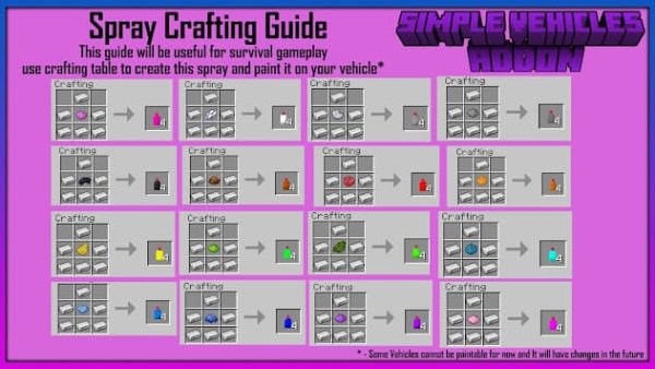 Spray Crafting Guide