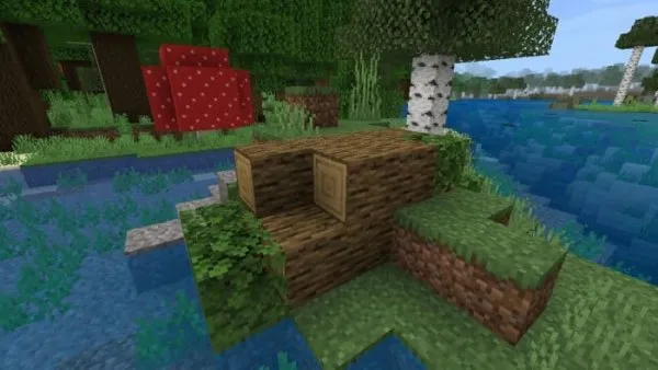 Fallen Mega Oak Log