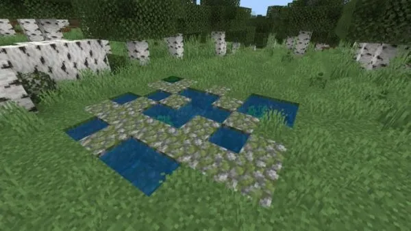 Mossy Cobblestone Pond