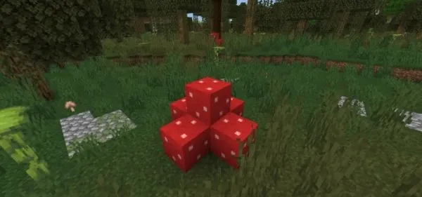 Red Mushroom Bush