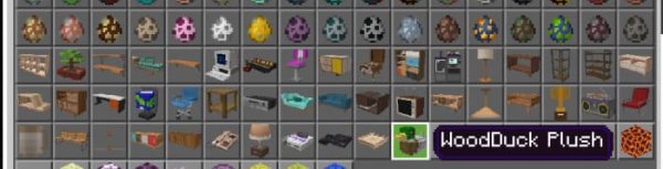 Furniture spawn eggs in the Creative Inventory