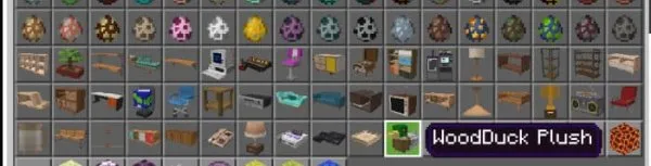 Furniture spawn eggs in the Creative Inventory
