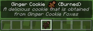 Cooked Ginger Cookie Item