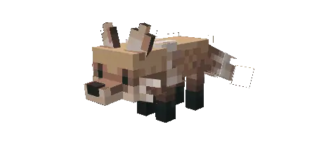Animation of a sleeping Fox