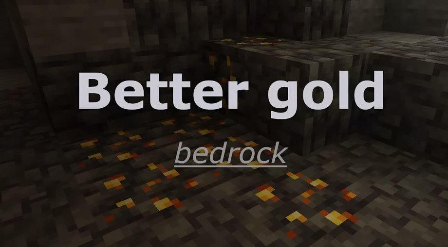 Thumbnail: Better Gold Bedrock Edition