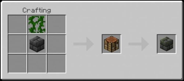 Mossy Deepslate Bricks recipe