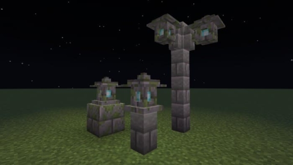 Mossy Stone Bricks Soul Lantern
