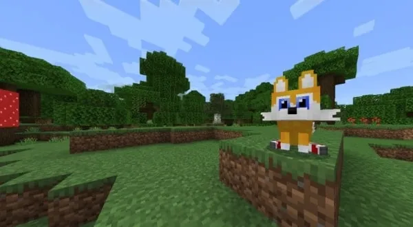 Tails fox