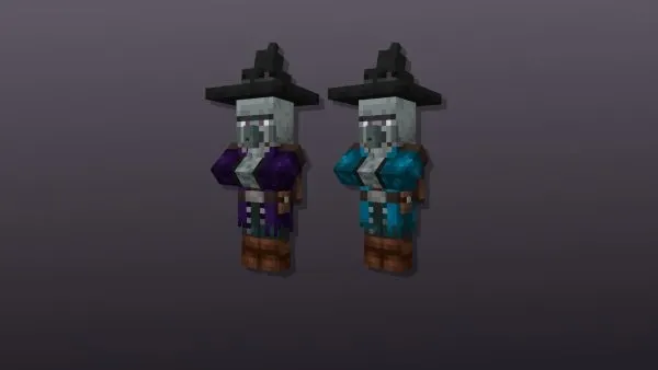 Purple and Blue Witches
