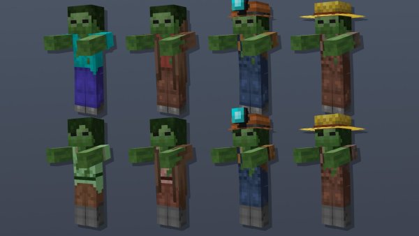Normal Zombies variants (first)