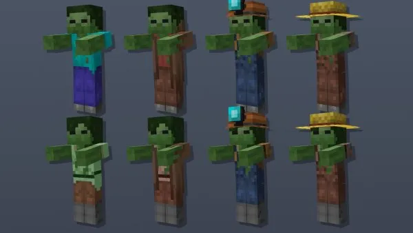 Normal Zombies variants (first)