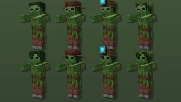Swamp Zombies variants (first)