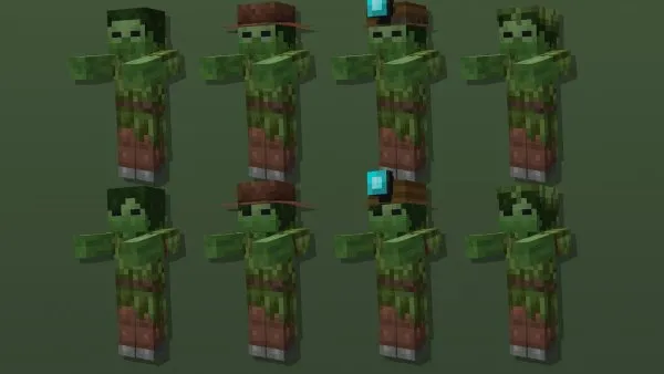 Swamp Zombies variants (first)