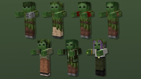 Swamp Zombies variants (second)