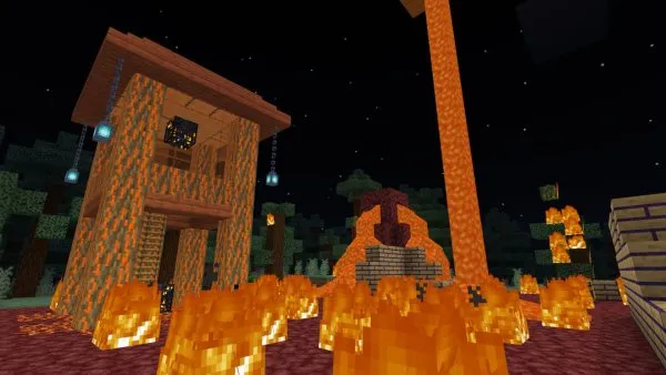 Destroyed Town structure