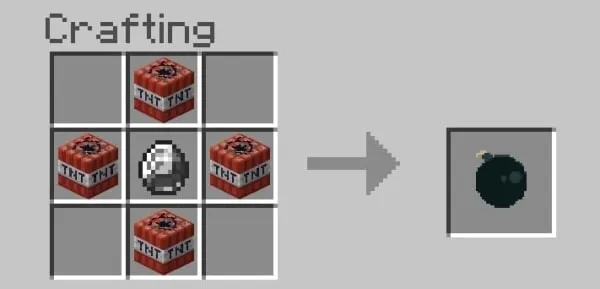 Craft recipe for Blasting Bomb.