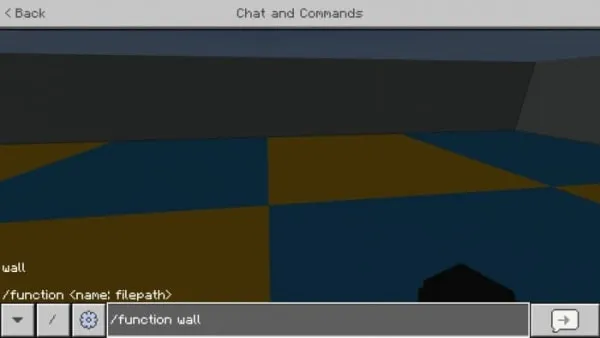 Command for repairing the wall