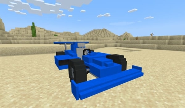 Blue F1 Car