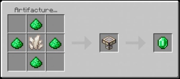 Emerald Artifacture Table Recipe