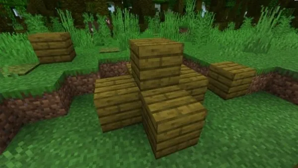 Overgrown Jungle Planks
