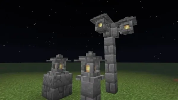 Cracked Stone Bricks Lanterns