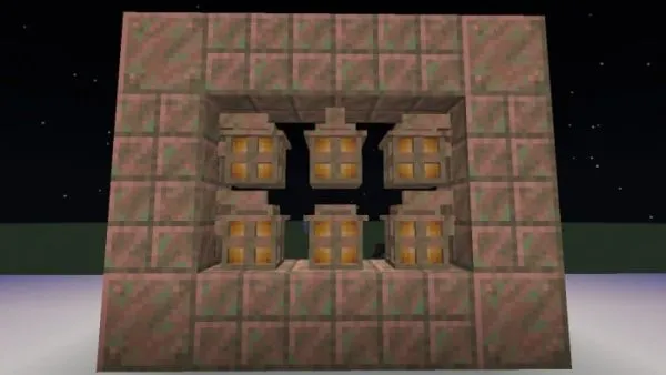 Exposed Copper Lanterns