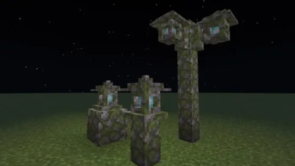 Mossy Cobblestone Soul Lanterns