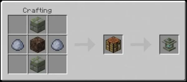 Mossy Stone Bricks Soul Lantern Recipe