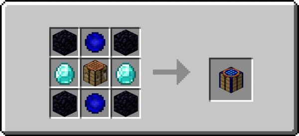Sapphire Crafting Table craft