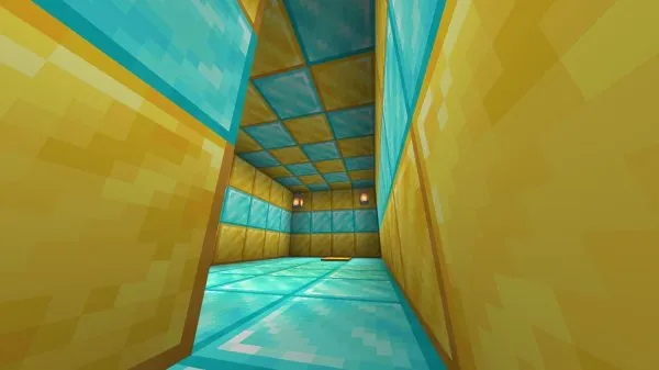 Golden and diamond room.